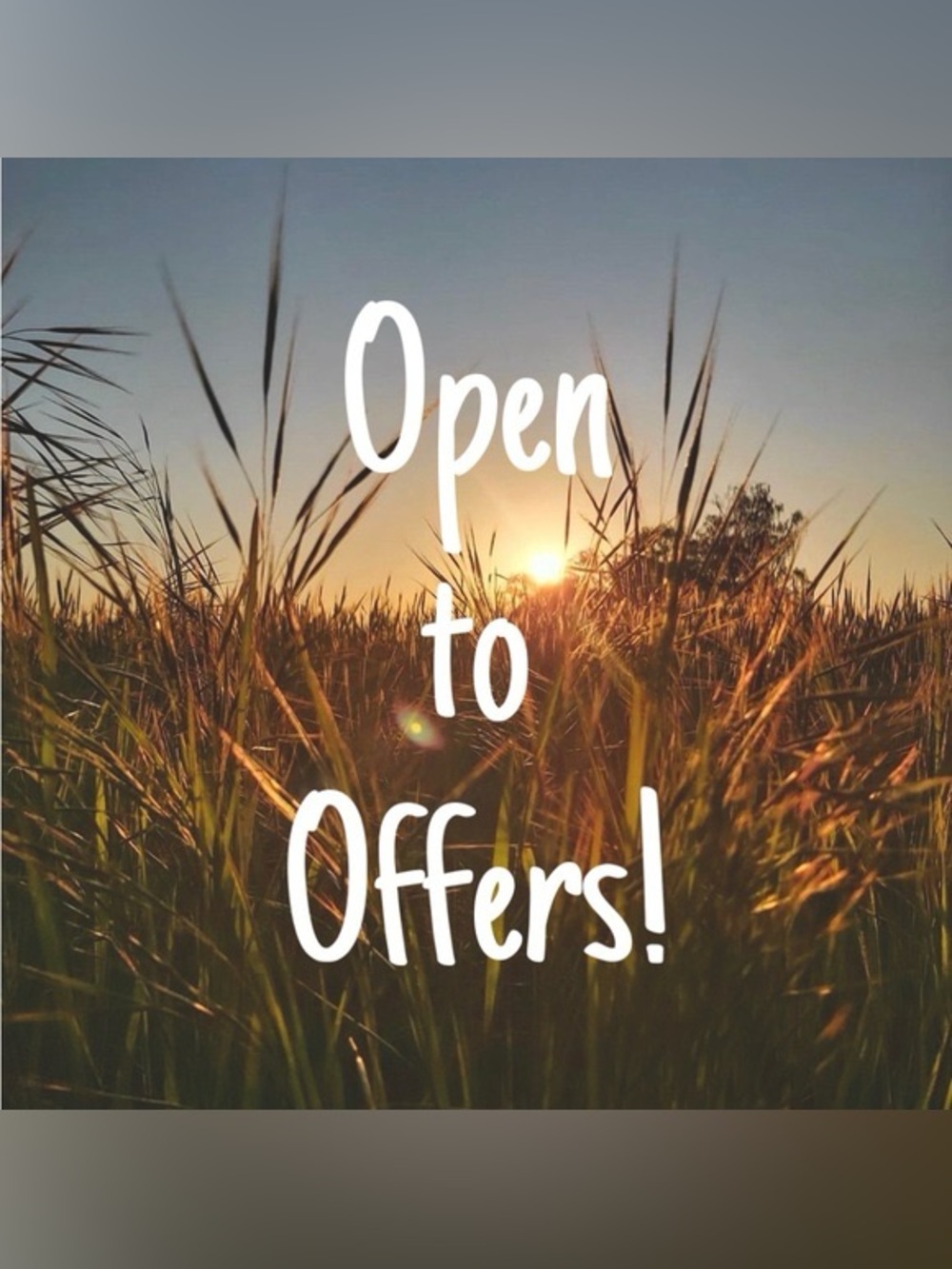 Hello, all reasonable offers are welcome!